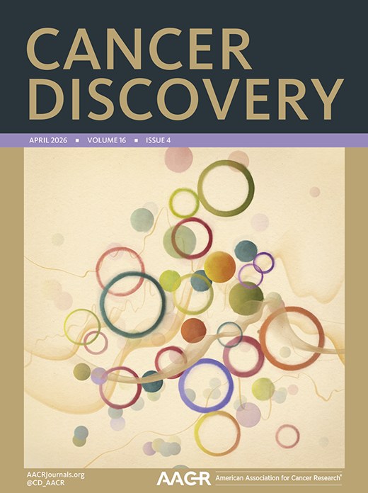 Cover of Cancer Discovery volume 16 issue 4